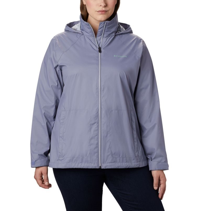 Jacheta Columbia Switchback III Dama Gri | Plus Size LA981ZSQ0